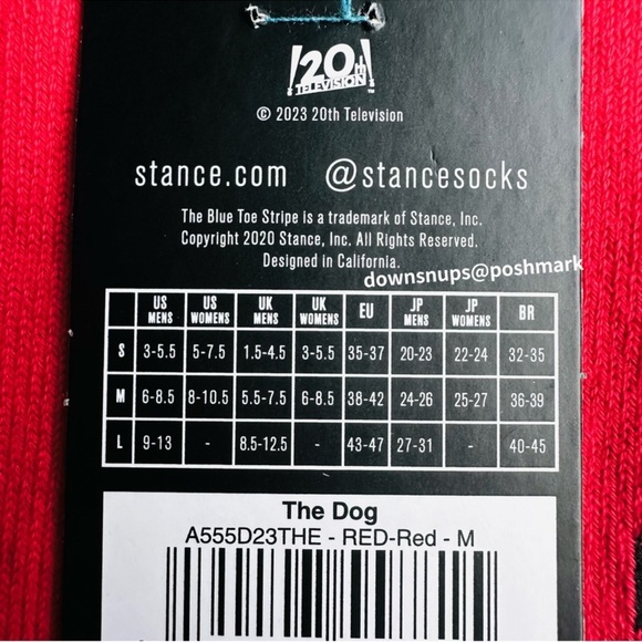 Stance X Family Guy Brian The Dog Cotton Blend Crew Socks - Picture 5 of 5